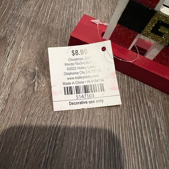 🎄Cute “HoHoHo” Tabletop Plaque - Picture 2 of 2